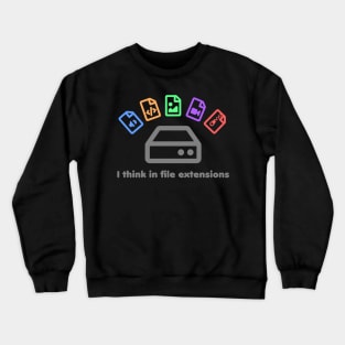 Files (with text) Crewneck Sweatshirt